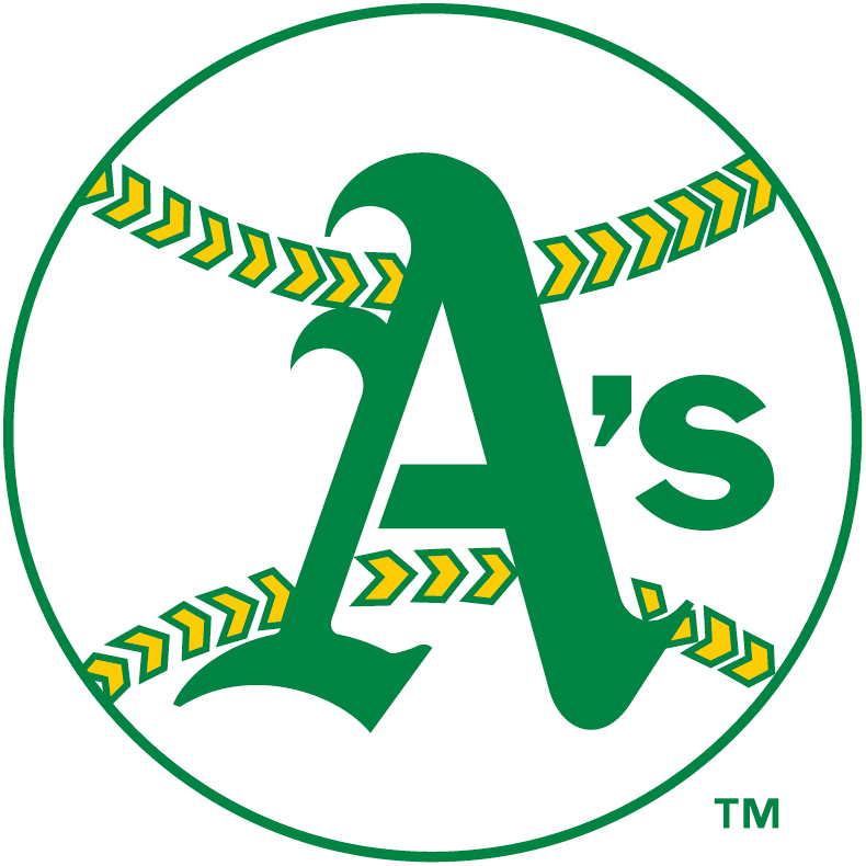 Oakland Athletics 1968-1970 Primary Logo iron on transfers for clothing